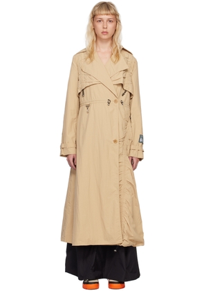 Reese Cooper Tan Cinched Trench Coat