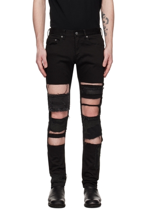 UNDERCOVER Black Distressed Jeans