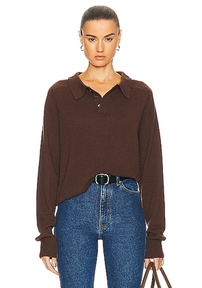 Eterne Brady Sweater in Chocolate - Chocolate. Size M/L (also in XL).