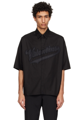 Valentino Black Embroidered Shirt
