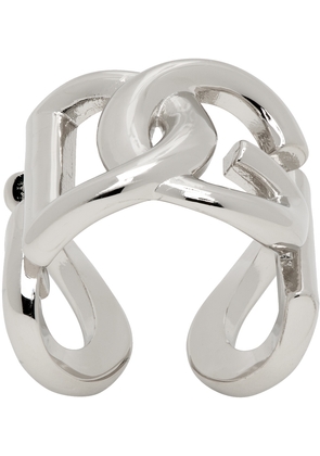 Dolce & Gabbana Silver 'DG' Logo Ring