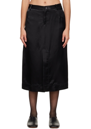 Niccolo Pasqualetti Black Matita Midi Skirt
