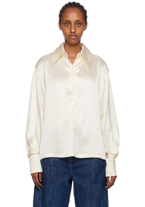 S.S.Daley Off-White Spread Collar Shirt