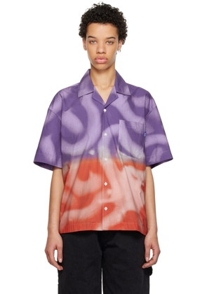 Awake NY Purple & Orange Tercer Mundo Edition Dip-Dyed Shirt