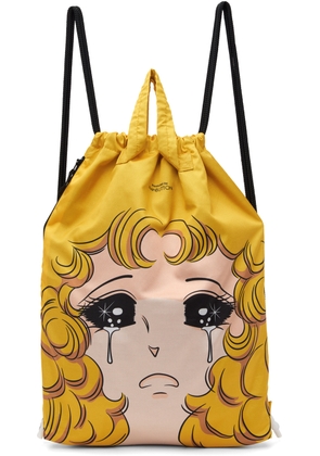 Pushbutton SSENSE Exclusive Yellow Crying Girl Backpack