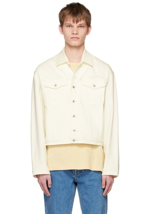 Kenzo Off-White Kenzo Paris Button-Up Denim Jacket