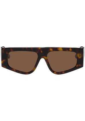 Filippa K Tortoiseshell Angled Sunglasses