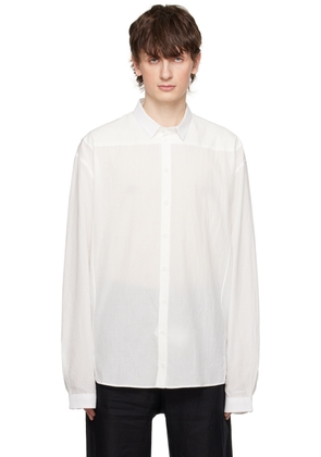NICOLAS ANDREAS TARALIS White Jacquard Shirt