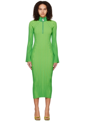 SIMONMILLER Green Zumi Midi Dress