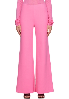 Birrot Pink Wide Bootcut Trousers