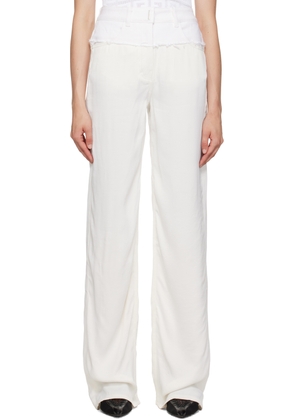 Givenchy White Oversized Jeans