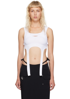 HELIOT EMIL White Harness Tank Top