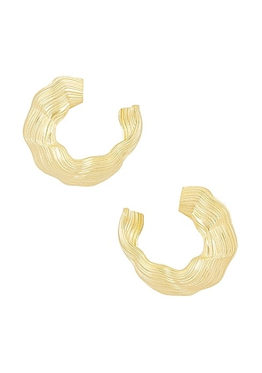 Louis Abel Abluvio Earring in 18k Yellow Gold Vermeil - Metallic Gold. Size all.
