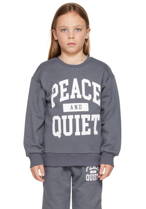 Museum of Peace & Quiet SSENSE Exclusive Kids Navy Sweatshirt