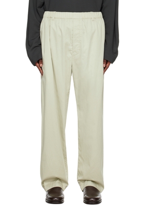 LEMAIRE Green Relaxed Trousers