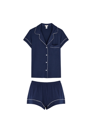 Eberjey Gisele Jersey Pyjama set - Navy - L