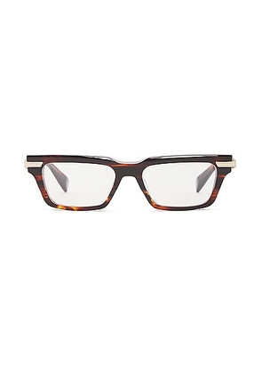 BALMAIN Sentinelle Iv Optical Eyeglases in Brown Swirl & Gold - Brown. Size all.