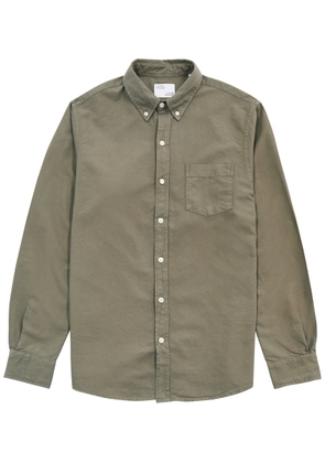 Colorful Standard Cotton Shirt - Olive - L