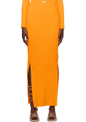 Dion Lee Yellow Gradient Maxi Skirt