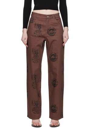 Miaou Brown Fargo Trousers