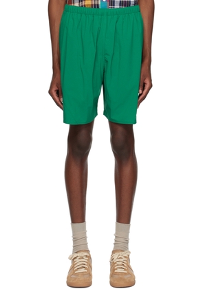 BEAMS PLUS Green Drawstring Shorts