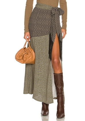 House of Harlow 1960 x REVOLVE Giorgia Skirt in Olive. Size L, S, XL, XS.