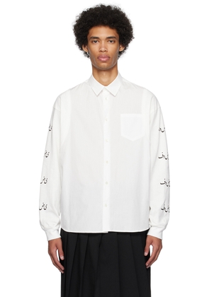 UNDERCOVER White Paneled Shirt