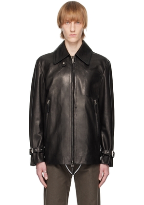 At.Kollektive Black Kostas Murkudis Edition Leather Jacket