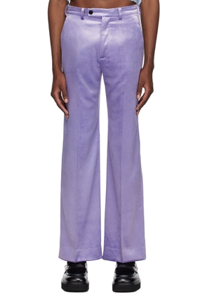 Marni Purple Flared Trousers