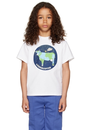 UNDERCOVER Kids White Graphic T-Shirt