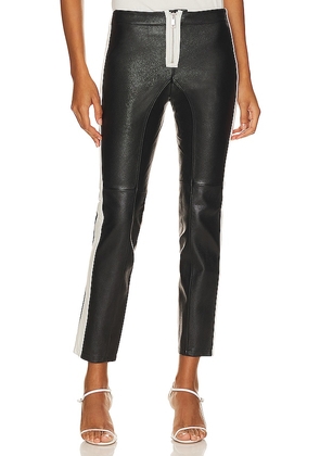 GRLFRND The Leather Moto Pant in Black. Size 23, 24, 26, 27, 28, 29, 30, 31.