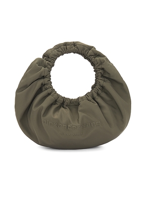 Alexander Wang Crescent Small Top Handle Bag in Army.