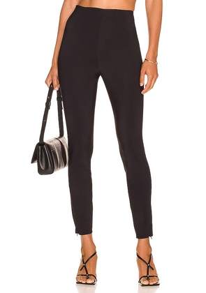 Theory Seamed Legging in Black. Size L, S, XL, XS.