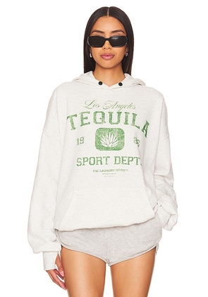 The Laundry Room Tequila Sport Hideout Hoodie in Grey. Size M, S, XL, XS.