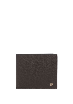 TOM FORD grained leather wallet - Brown