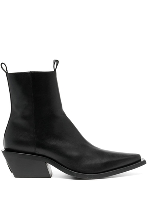 JORDANLUCA Zephyr 65mm leather boots - Black