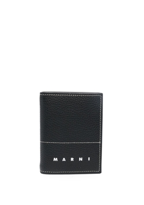 Marni leather bi-fold wallet - Black