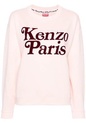 Kenzo Verdy flocked-logo sweatshirt - Pink