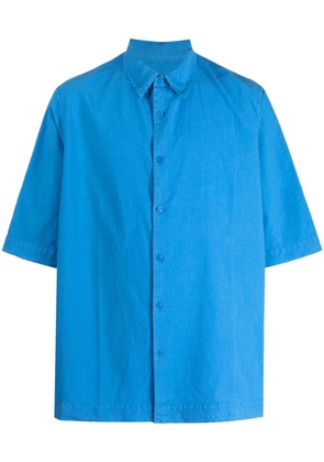 Casey Casey Double Dyed Steven cotton shirt - Blue