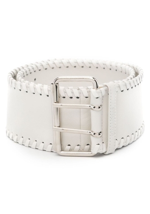Gimaguas Marta leather belt - White