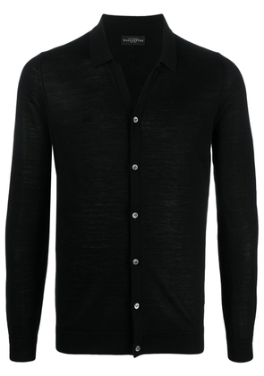 Ballantyne fine-knit buttoned cardigan - Black