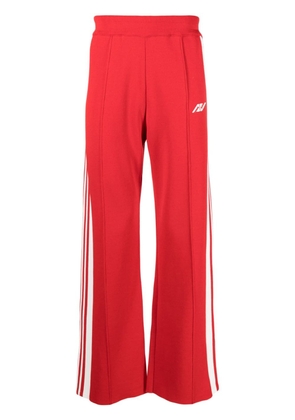 Autry stripe-detail elasticated track pants - Red
