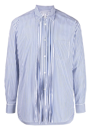 Comme Des Garçons Shirt striped cotton shirt - Blue