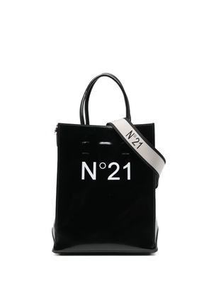 Nº21 logo shopper totee - Black