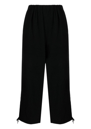 Comme des Garçons TAO elasticated-waist wool trousers - Black