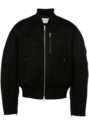 DRIES VAN NOTEN zip-up bomber jacket - Black