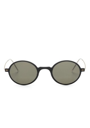 Lindberg 8339 round-frame sunglasses - Green