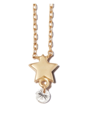 Persée 18kt yellow gold Star diamond necklace