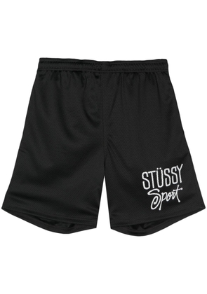 Stüssy Mesh Sport track shorts - Black