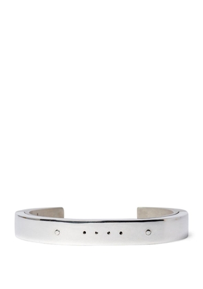 Parts Of Four Acid-Treated Sterling Silver Sistema 4-Hole Cuff Bracelet